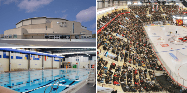WFCU Centre is a multi-sport complex, including arena and entertainment centre in Windsor, Ontario, Canada. The facility includes 3 public rinks, the “Main Bowl”, a swimming pool and a gym.